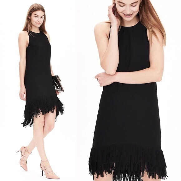 Banana Republic black dress, petite size 00 - Picture 1 of 11